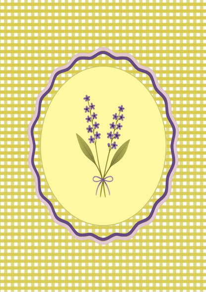 Gingham Floral Print