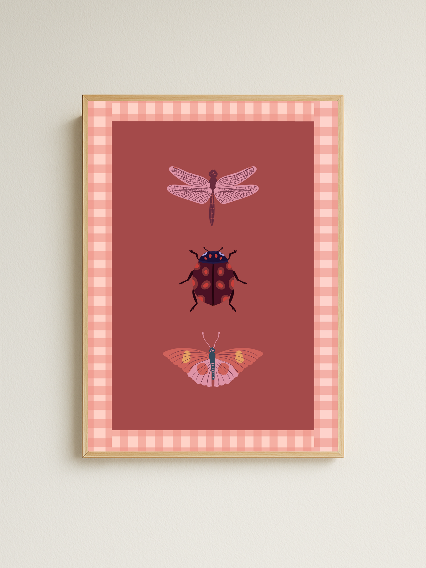 Bug Print (red)