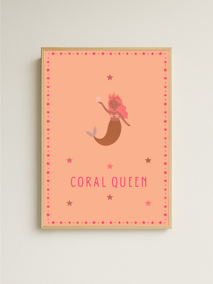 Coral Queen Print