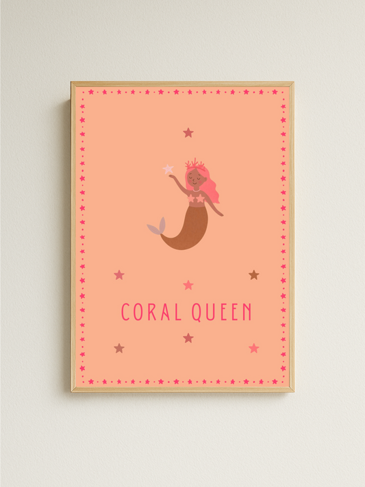 Coral Queen Print