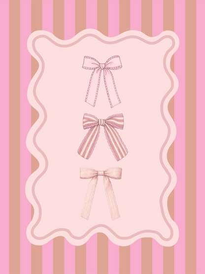 Trio Of Bows Print