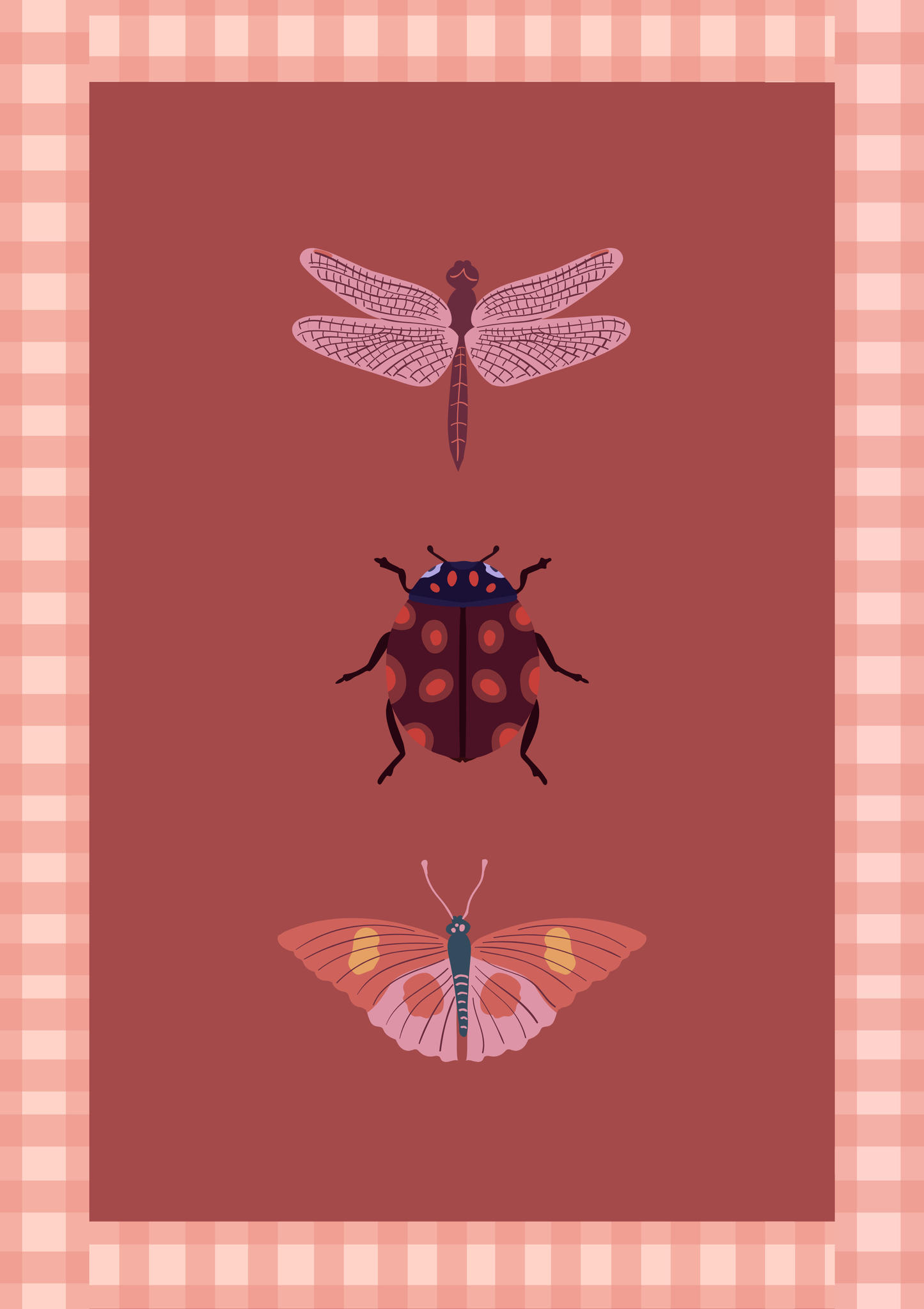 Bug Print (red)