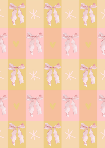 Sugarplum Bow Print