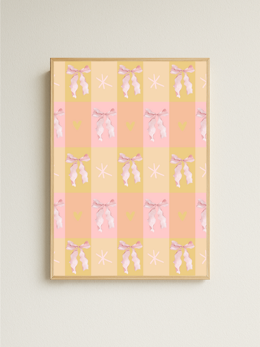 Sugarplum Bow Print
