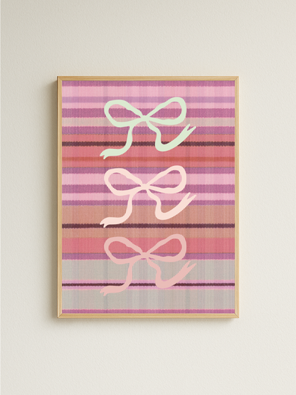 Ribbons Print