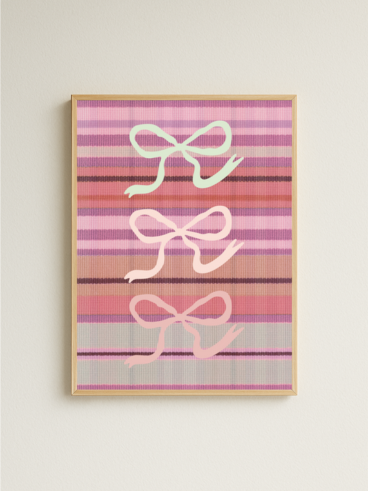 Ribbons Print