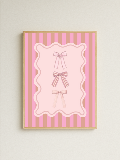 Trio Of Bows Print