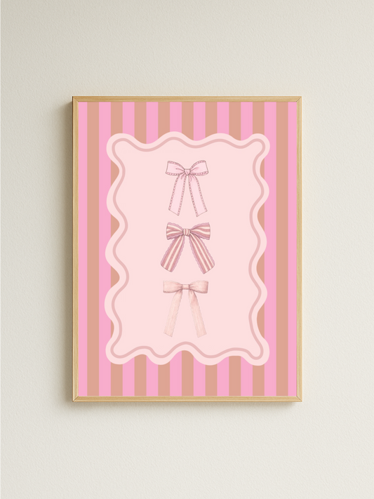 Trio Of Bows Print